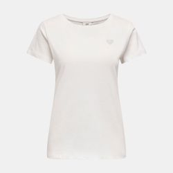 Tee shirt jdyparis cloud dancer studio motive 15366184 4428 Femme JDY