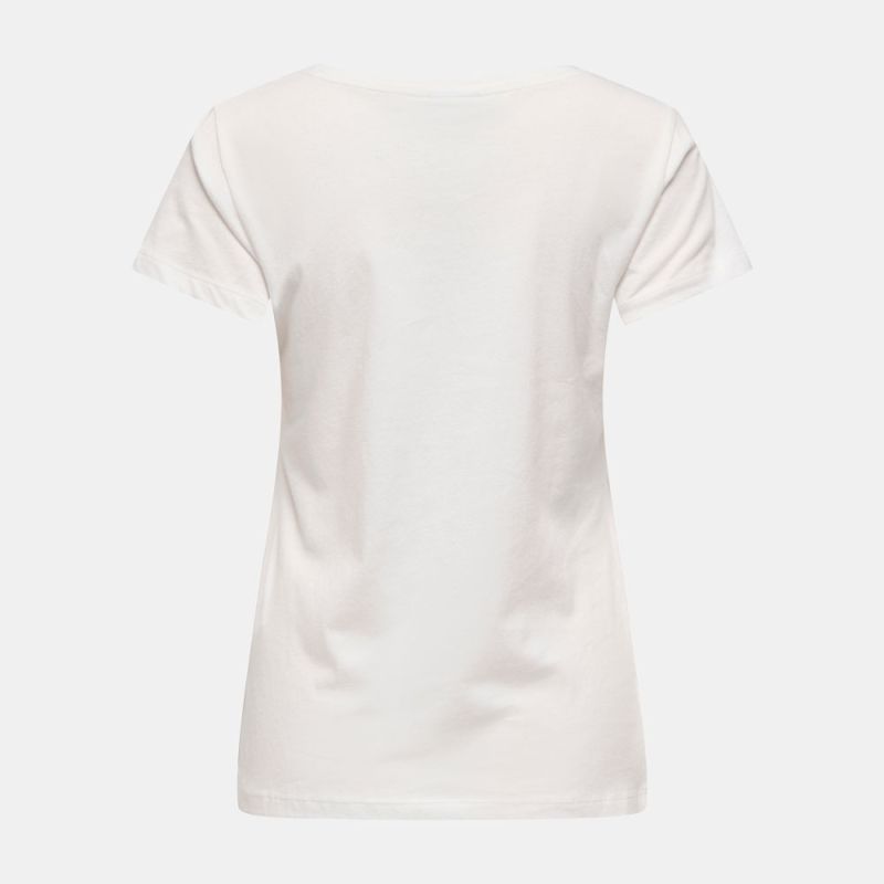 Tee shirt jdyparis cloud dancer studio motive 15366184 4428 Femme JDY