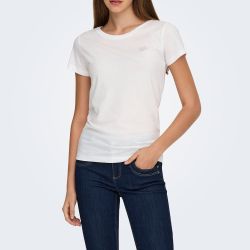 Tee shirt jdyparis cloud dancer studio motive 15366184 4428 Femme JDY