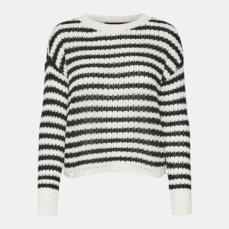 Pull Spring à rayures col ras de cou Femme VERO MODA