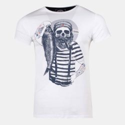 Tee shirt manches courtes imprime coton doux marin assor 24 Homme BLAGGIO