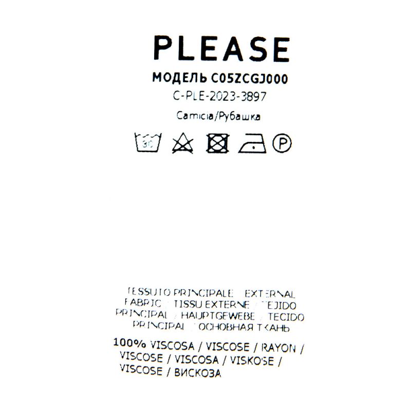 Chemise olio c0sgbom000 Femme PLEASE