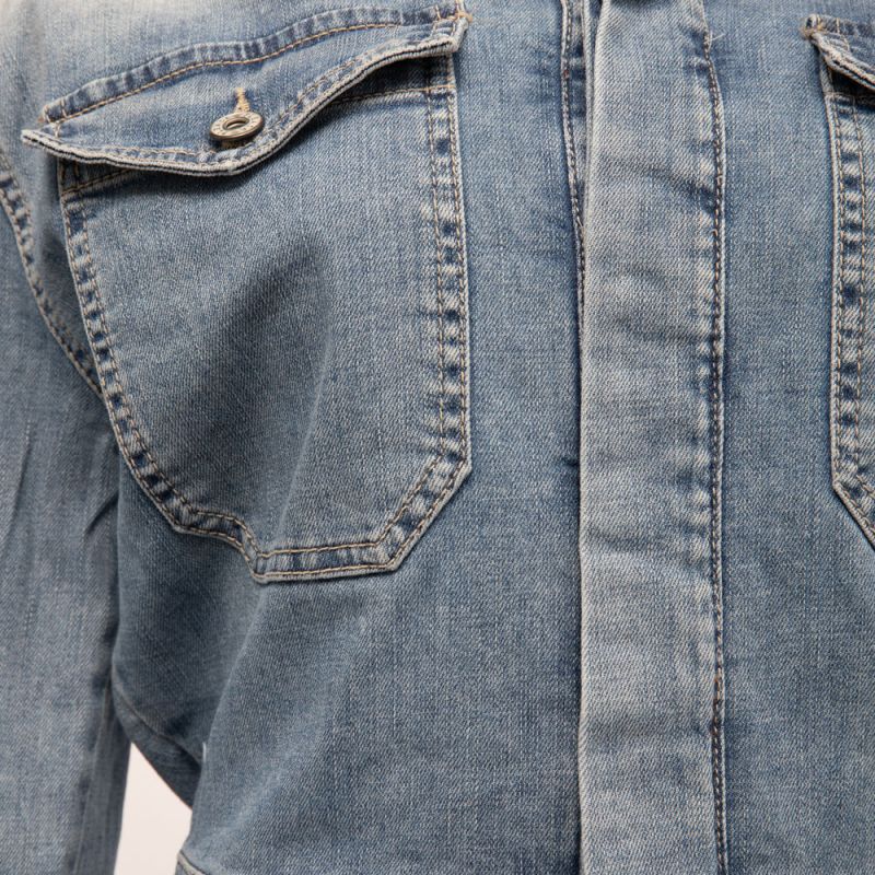 Combipantalon blu denim y255bq2puf Femme PLEASE