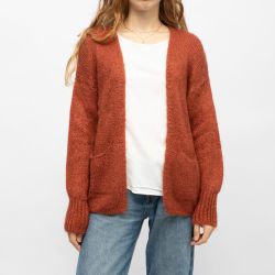 Gilet terracotta m65038226 Femme PLEASE