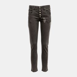 Pantalon blu denim p1ymdu1eoe Femme PLEASE