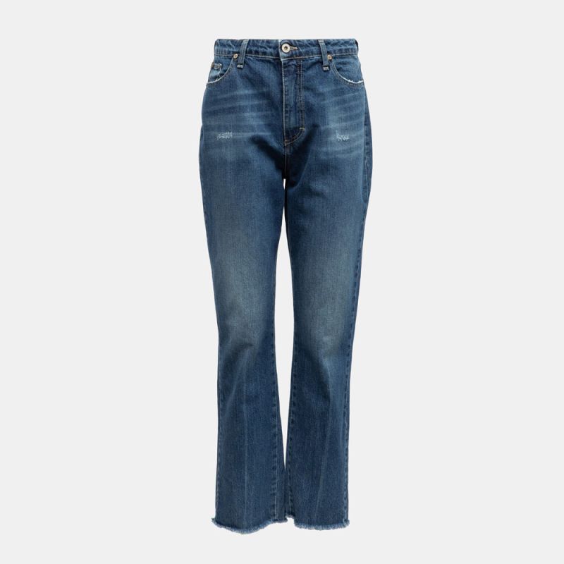Pantalon blu denim p1eteh0ngp Femme PLEASE