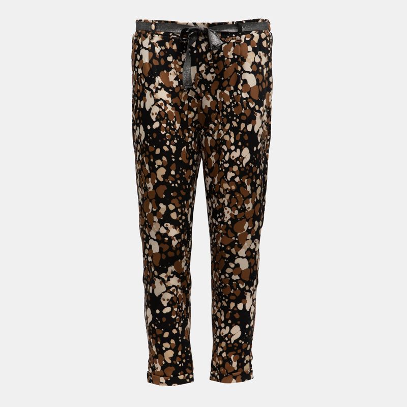 Pantalon nero/beige p0jaakb000 Femme PLEASE