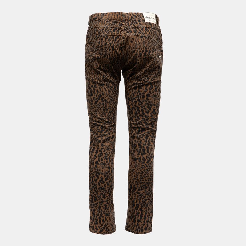 Pantalon maron p78axt64u1 Femme PLEASE