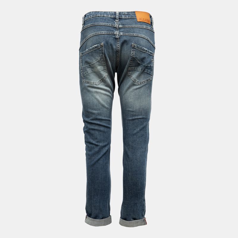 Pantalon blu denim p78abq2pvi Femme PLEASE