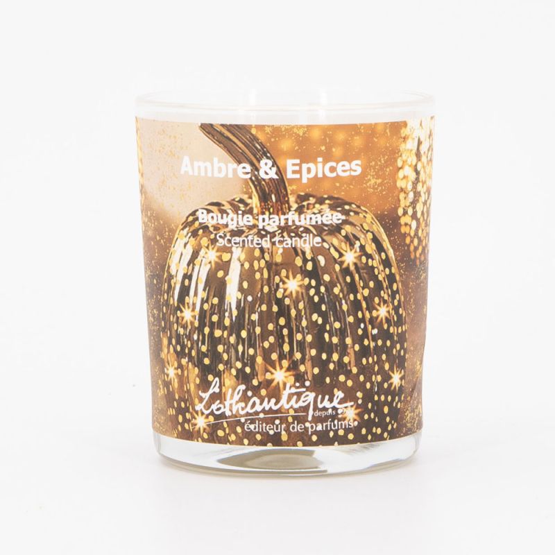 BOUGIE PARFUMEE AMBRE & EPICES 160G AEPBG16