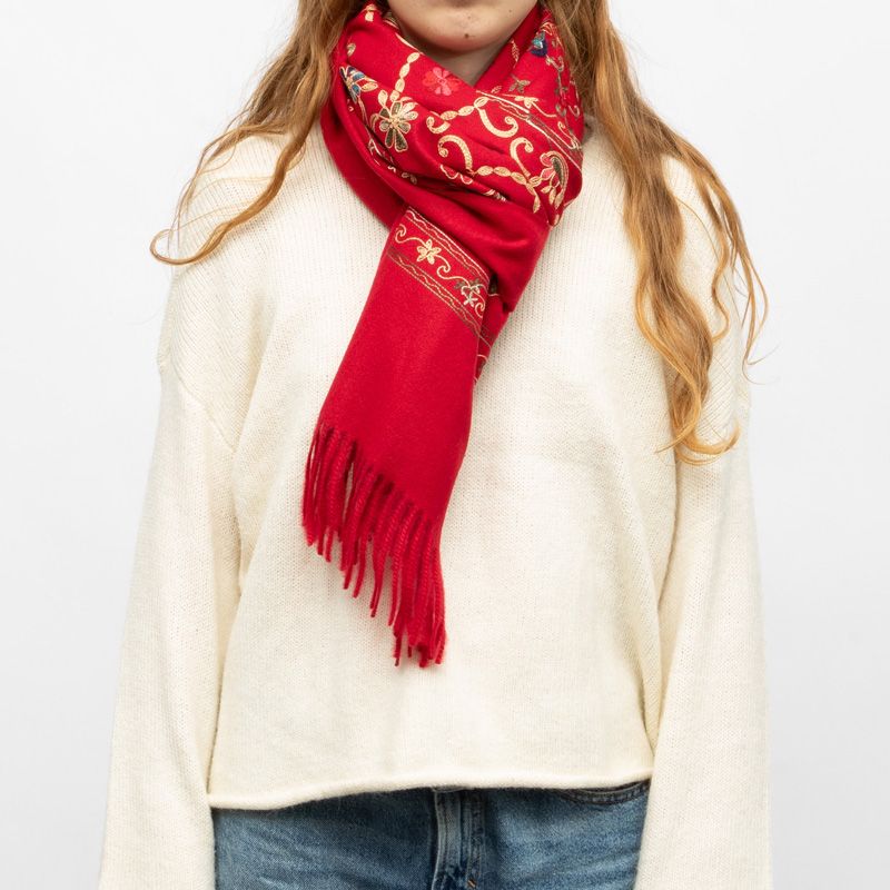 Echarpe gp brodee 70x185cm Femme GERARD PASQUIER