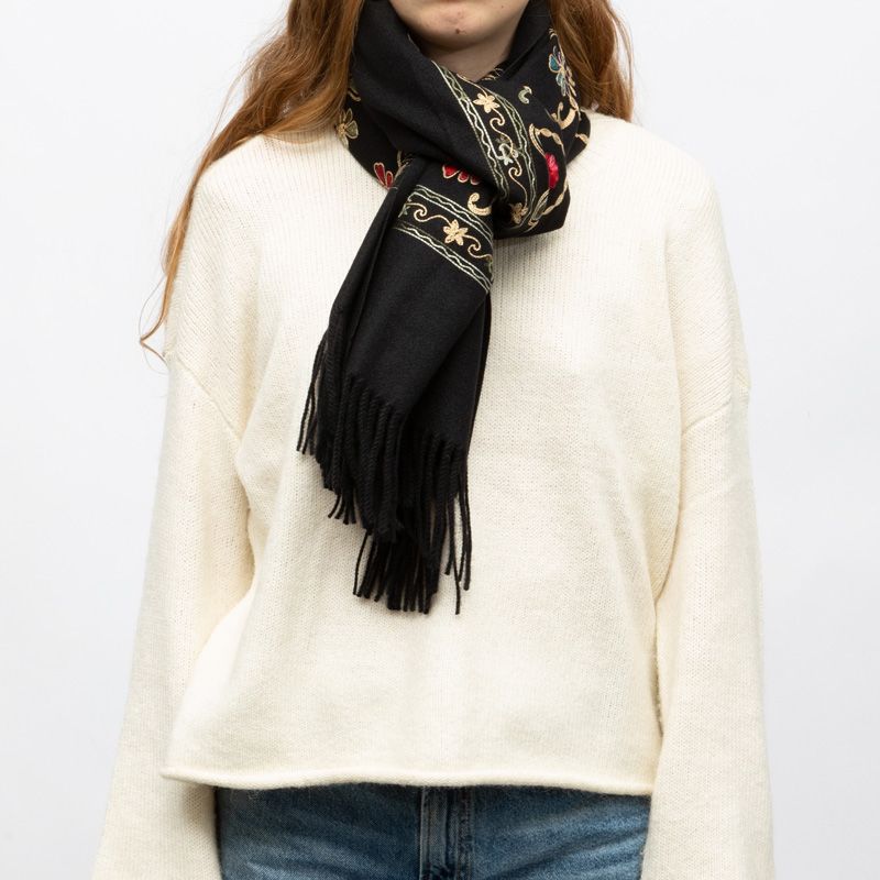 Echarpe gp brodee 70x185cm Femme GERARD PASQUIER