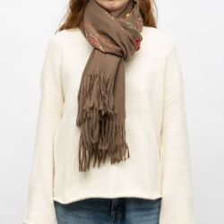 Echarpe gp brodee 70x185cm Femme GERARD PASQUIER