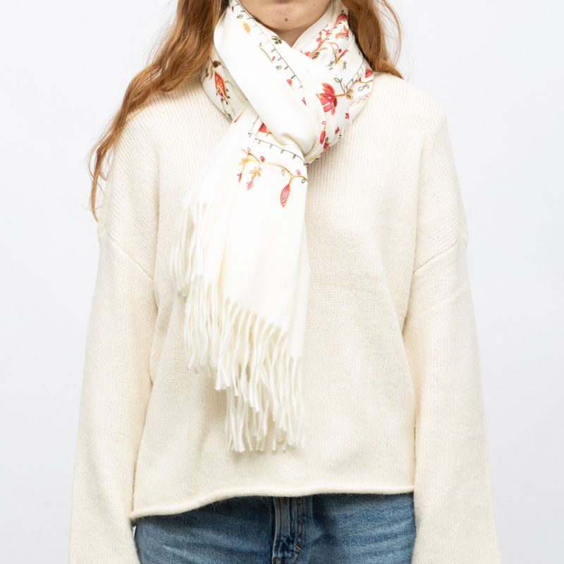 Echarpe gp brodee 70x185cm Femme GERARD PASQUIER