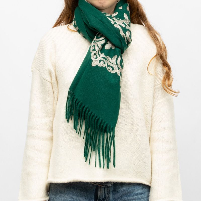 Echarpe gp brodee 70x185cm Femme GERARD PASQUIER