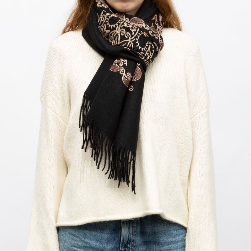 Echarpe gp brodee 70x185cm Femme GERARD PASQUIER