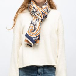 Echarpe imprime gp jaquard 90x180cm Femme GERARD PASQUIER