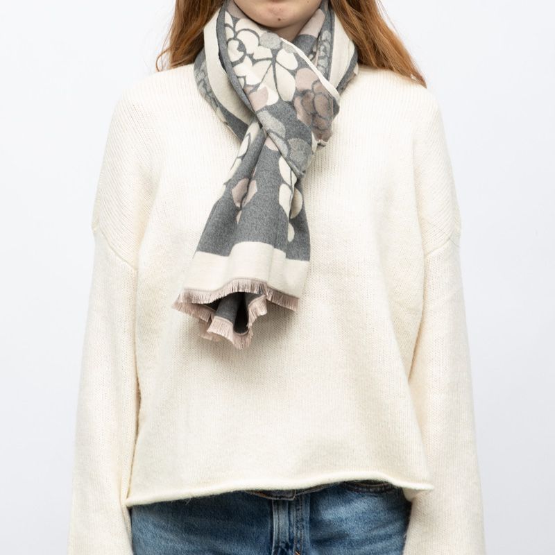 Echarpe imprimee manoukian jaquard 90x180cm Femme MANOUKIAN