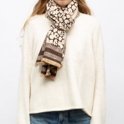 Echarpe imprimee manoukian jaquard 90x180cm Femme MANOUKIAN