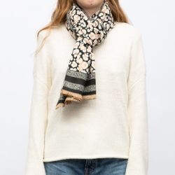Echarpe imprimee manoukian jaquard 90x180cm Femme MANOUKIAN
