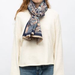 Echarpe imprimee manoukian jaquard 90x180cm Femme MANOUKIAN