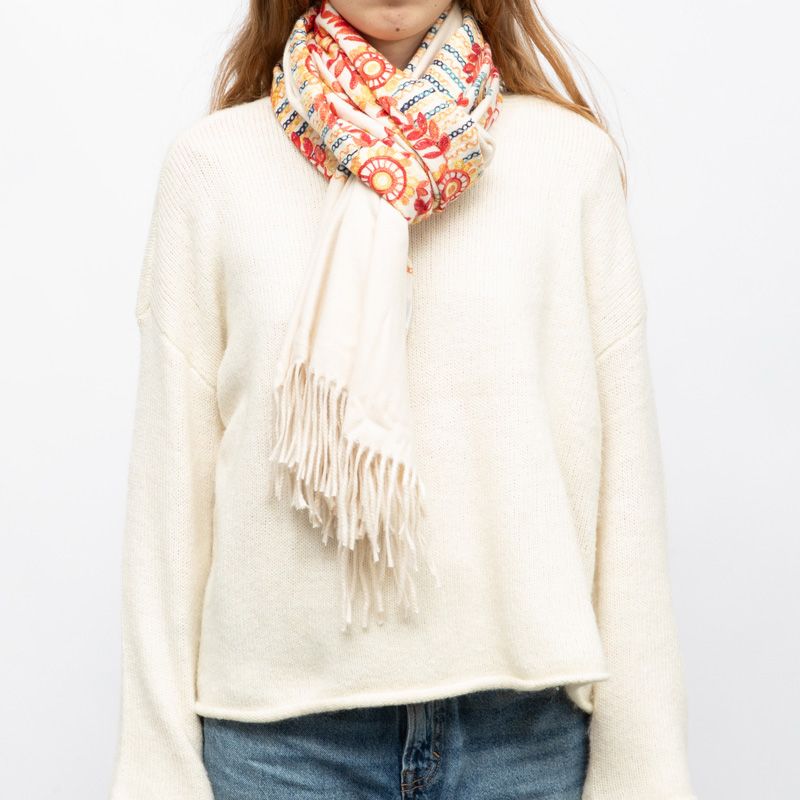 Echarpe gp brodee 70x185cm Femme GERARD PASQUIER