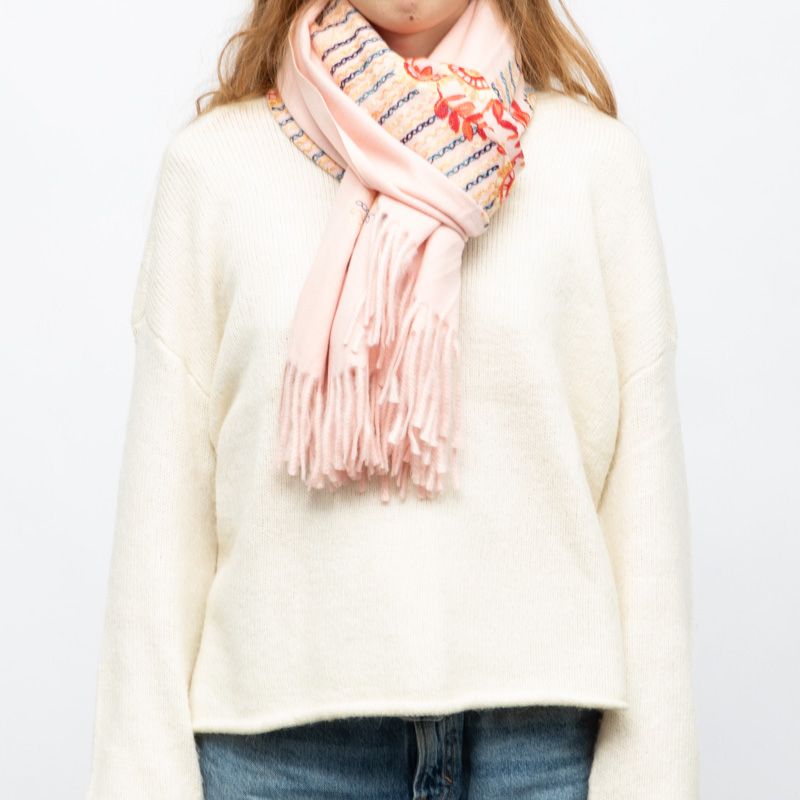 Echarpe gp brodee 70x185cm Femme GERARD PASQUIER