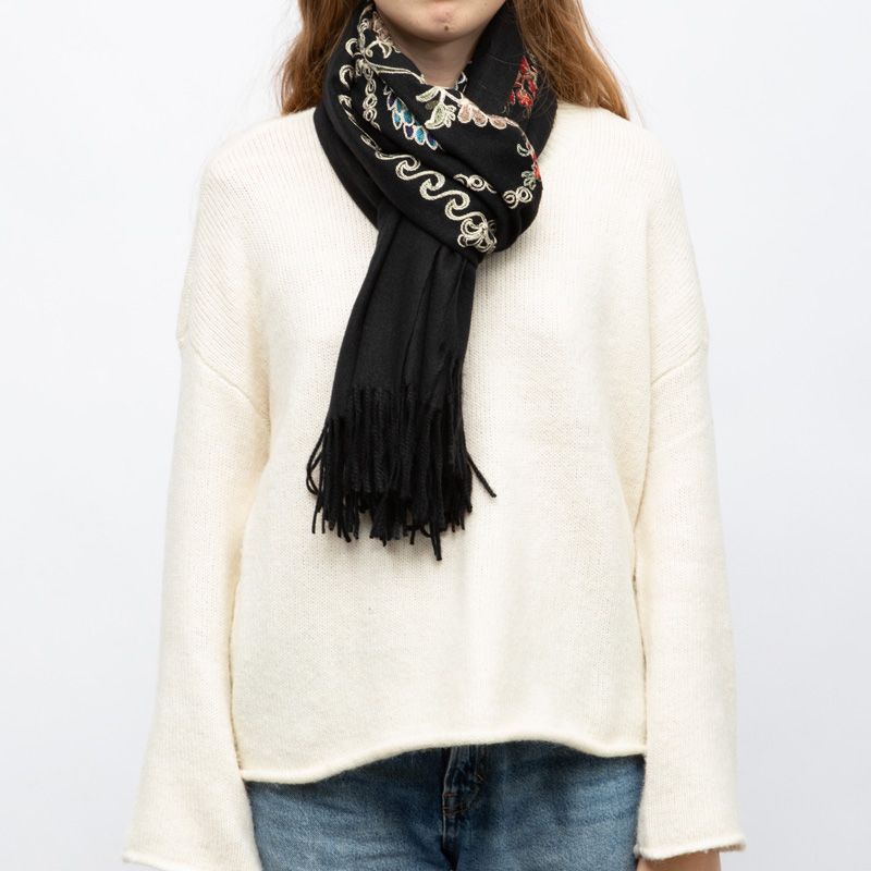 Echarpe gp brodee 70x185cm Femme GERARD PASQUIER