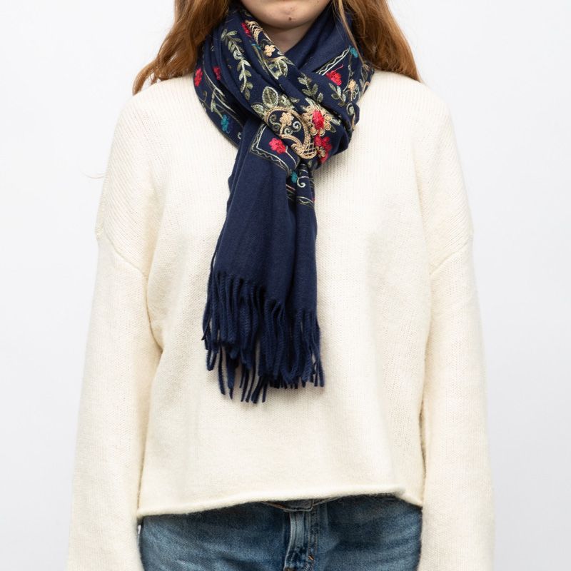 Echarpe gp brodee 70x185cm Femme GERARD PASQUIER