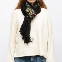 Echarpe gp brodee 70x185cm Femme GERARD PASQUIER