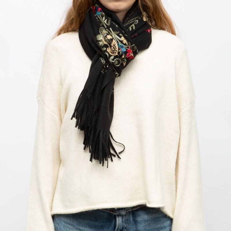 Echarpe gp brodee 70x185cm Femme GERARD PASQUIER