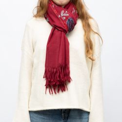 Echarpe gp brodee 70x185cm Femme GERARD PASQUIER