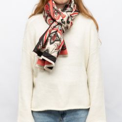 Echarpe imprime gp jaquard 90x180cm Femme GERARD PASQUIER