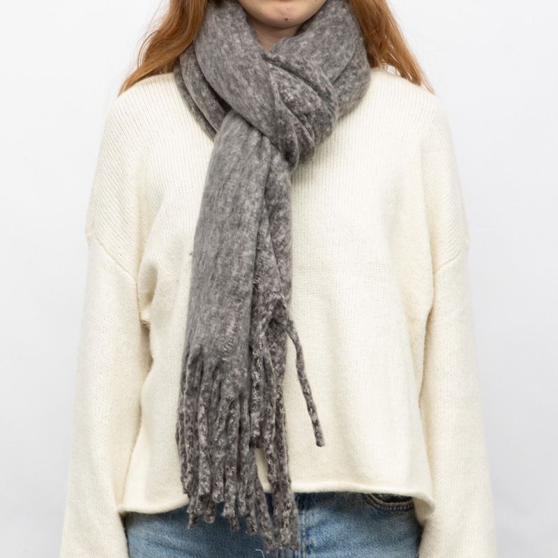 Echarpe gris chine rose 50195cm man-ff-252631 Femme MANOUKIAN