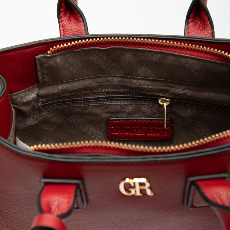 Sac thiffany avec porte clé doré avec médaillon 22x5x15cm Femme GEORGES RECH