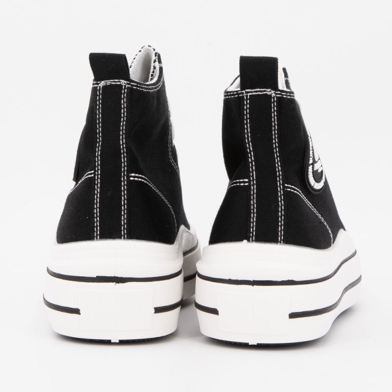 Basket montante toile melvina t37/41 Femme BURTON OF LONDON