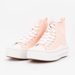 Basket montante toile melvina t37/41 Femme BURTON OF LONDON