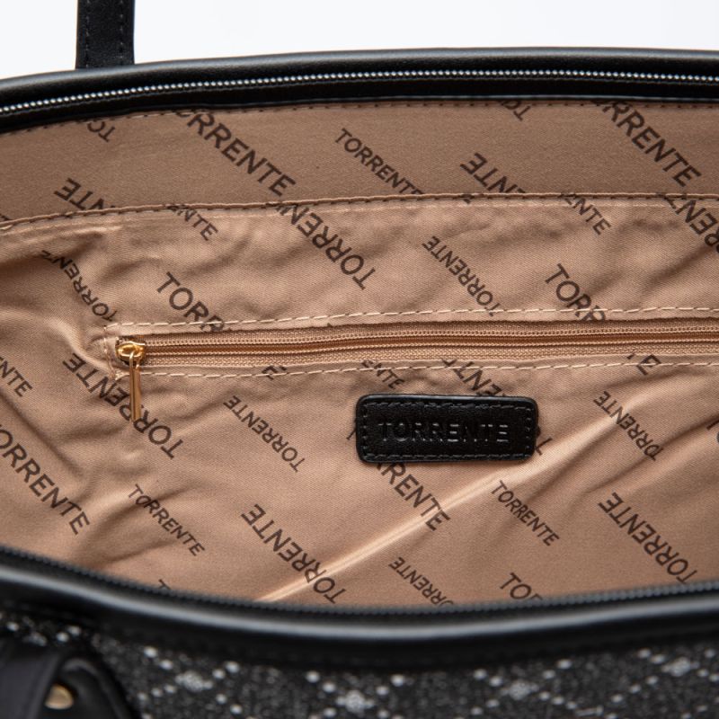 Sac noir double grand modele Femme TORRENTE
