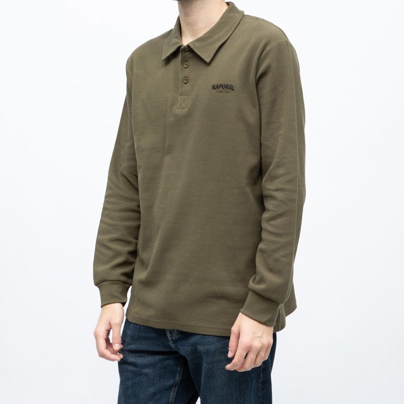 Polo ml broderie cote germinal Homme KAPORAL