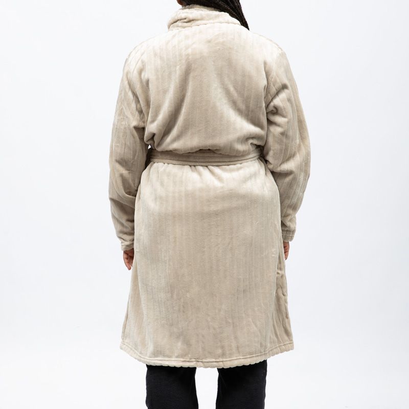 Robe de chambre anthracite lulu-emyx-002 Femme LULU CASTAGNETTE