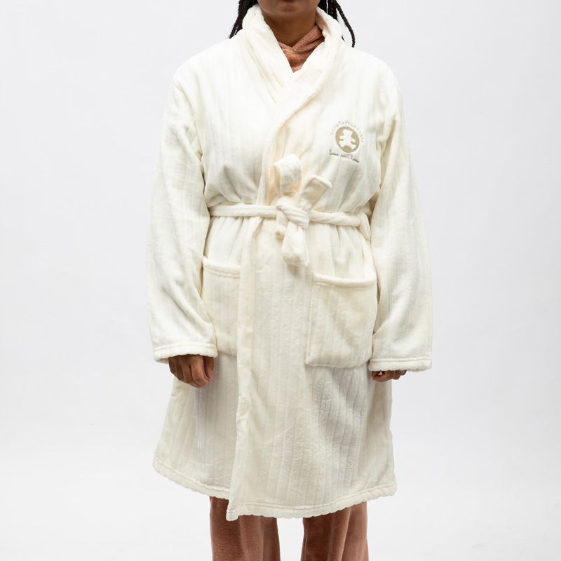 Robe de chambre anthracite lulu-emyx-002 Femme LULU CASTAGNETTE