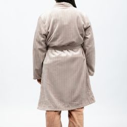 Robe de chambre anthracite lulu-emyx-002 Femme LULU CASTAGNETTE