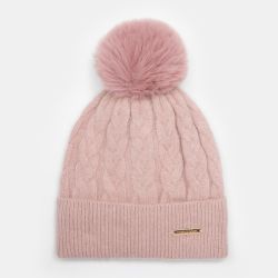 Bonnet angora beige man-jy-224070 Femme MANOUKIAN