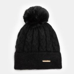 Bonnet angora beige man-jy-224070 Femme MANOUKIAN