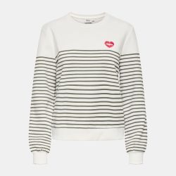 SWEAT ONLBINE CLOUD DANCER STRIPES MERMAID PRIN 15362089 4440