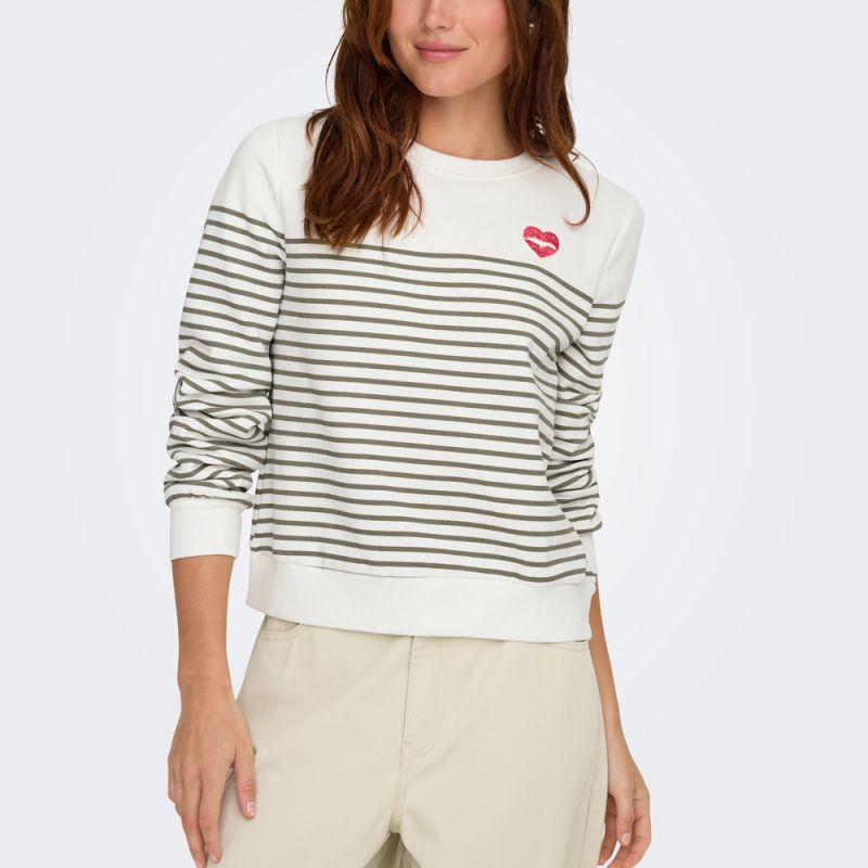 SWEAT ONLBINE CLOUD DANCER STRIPES MERMAID PRIN 15362089 4440