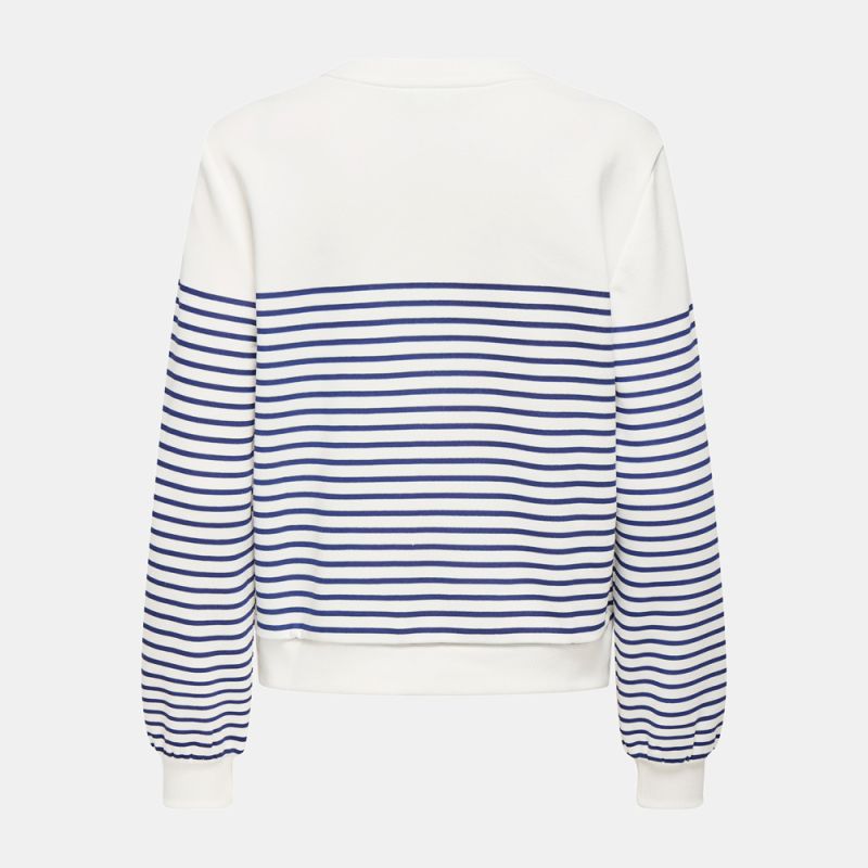 SWEAT ONLBINE CLOUD DANCER STRIPES MERMAID PRIN 15362089 4440