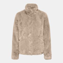 Veste fausse fourrure Vida col montant Femme ONLY