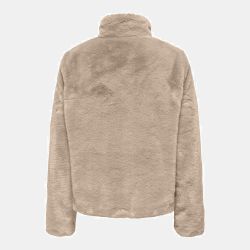 Veste fausse fourrure Vida col montant Femme ONLY