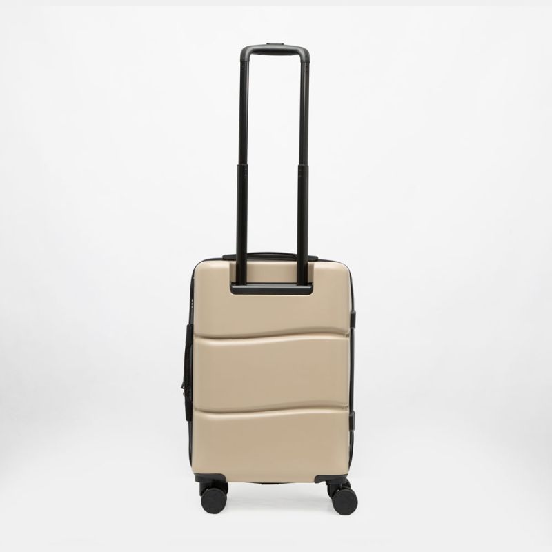Valise cabine rigide 4 roues compartiments PIERRE CARDIN